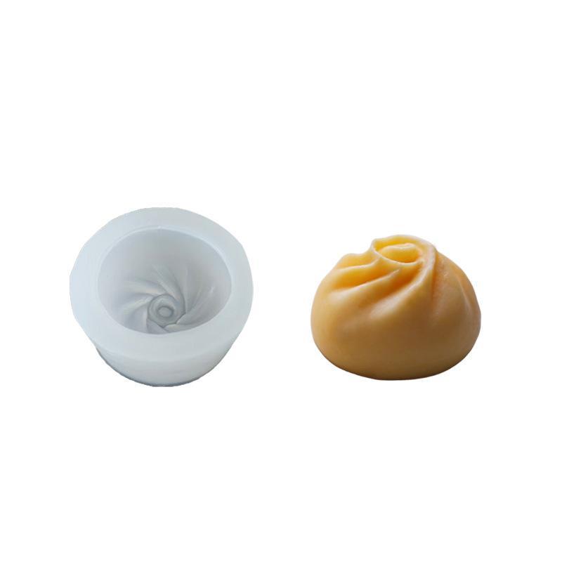 Soap Making Molds - 3D Cute Dumpling Baozi Silicone Mold