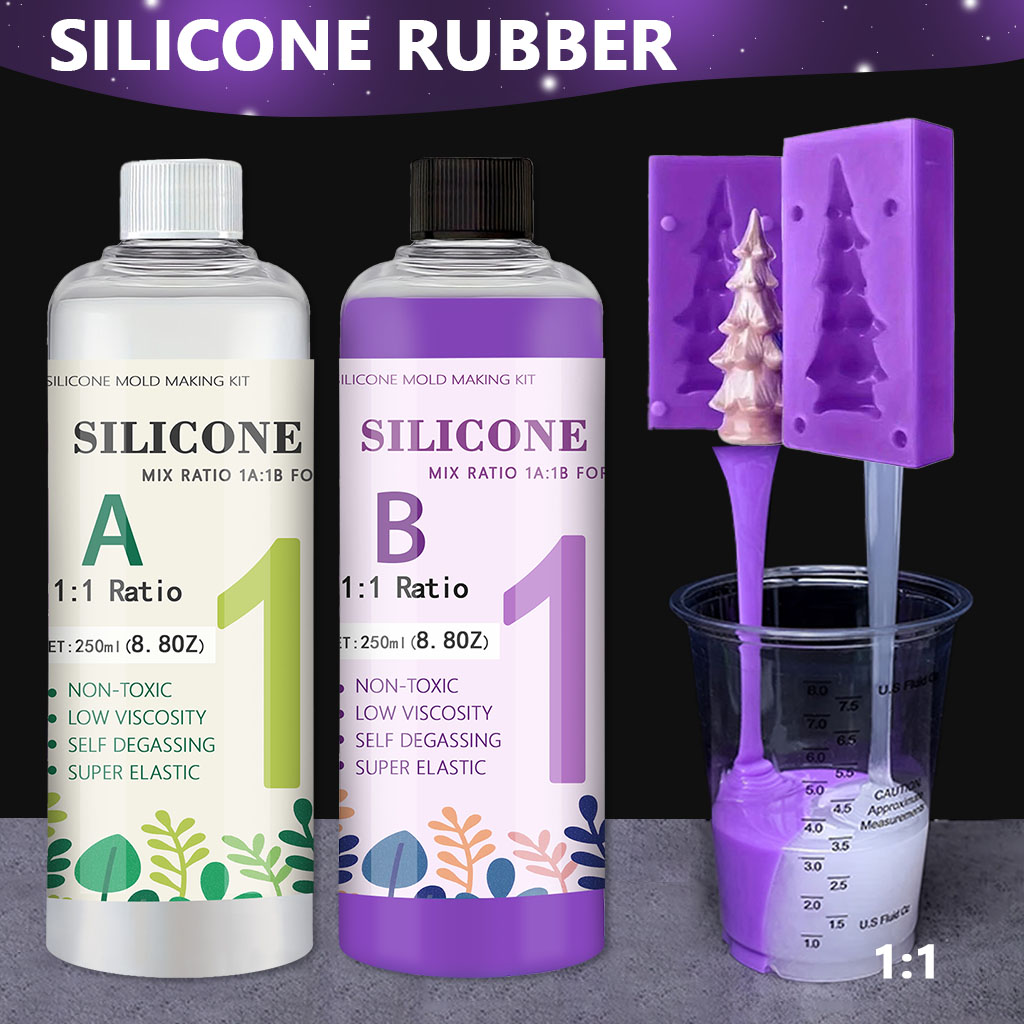 Soap Making Book For Beginners - 17.6oz Purple Liquid Silicone Rubber, RTV