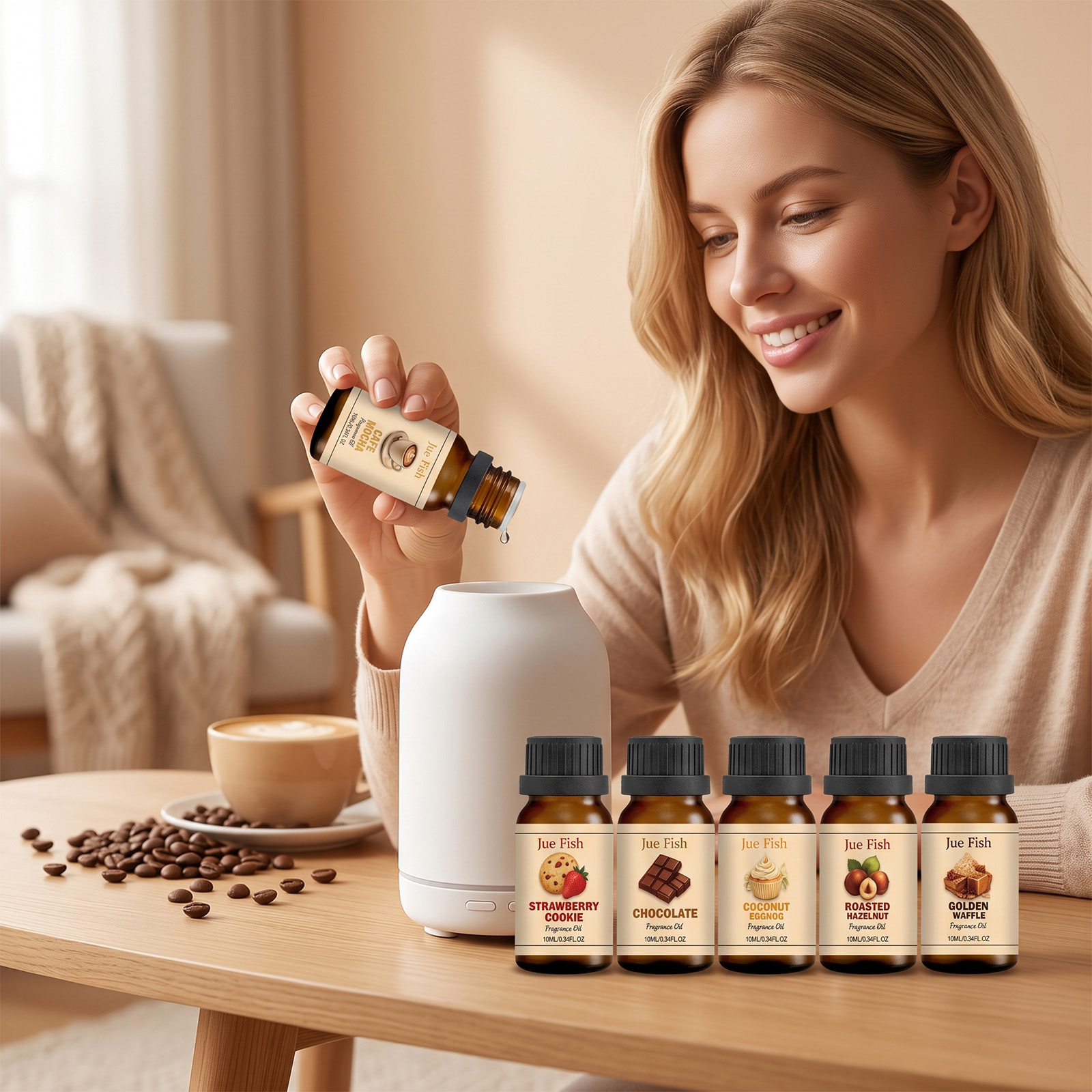 Soap Making Additives - 6pcs Coffee Shop Scented Fragrance Oil