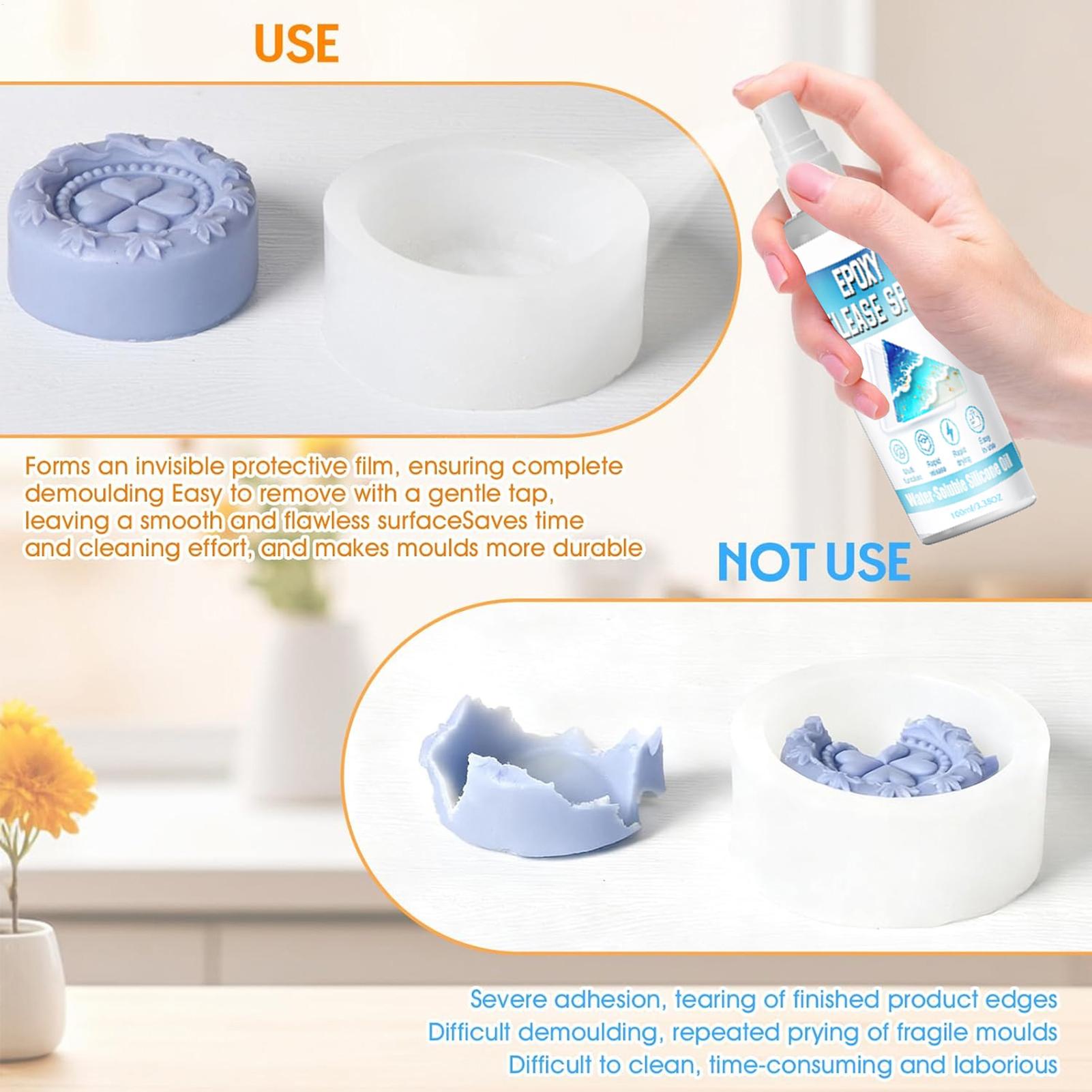 100ml Silicone Release Spray E - Soap Making Molds ulasan dan harga