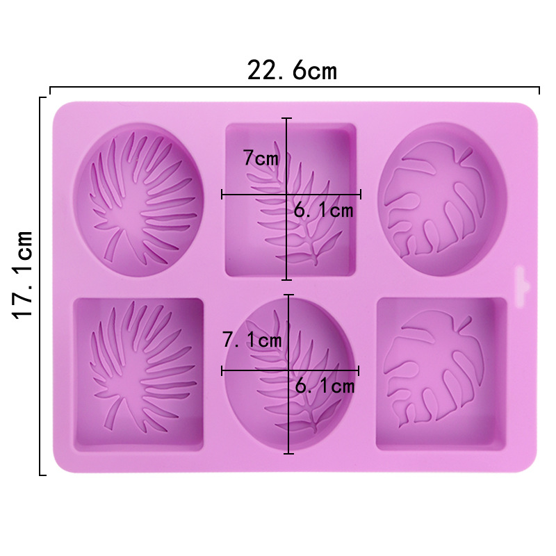 Round and Square Leaf Silicone - Soap Making Book For Beginners ulasan dan harga