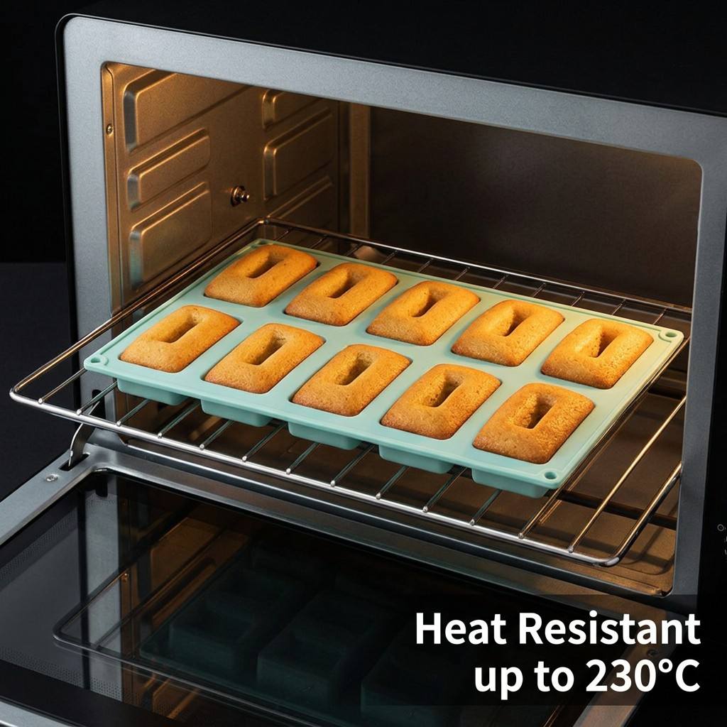 Non-stick 10-Hole Rectangle Si - Soap Making Jelly ulasan dan harga