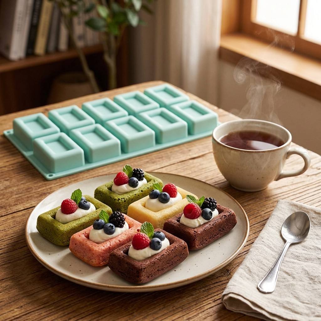 Non-stick 10-Hole Rectangle Si - Soap Making Jelly ulasan dan harga