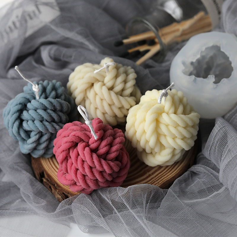 3D Wool Shape Candle Mold Scen - Soap Making Additives ulasan dan harga