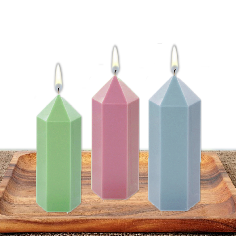 3D Hexagonal Column Candle Mol - Soap Making Book For Beginners ulasan dan harga