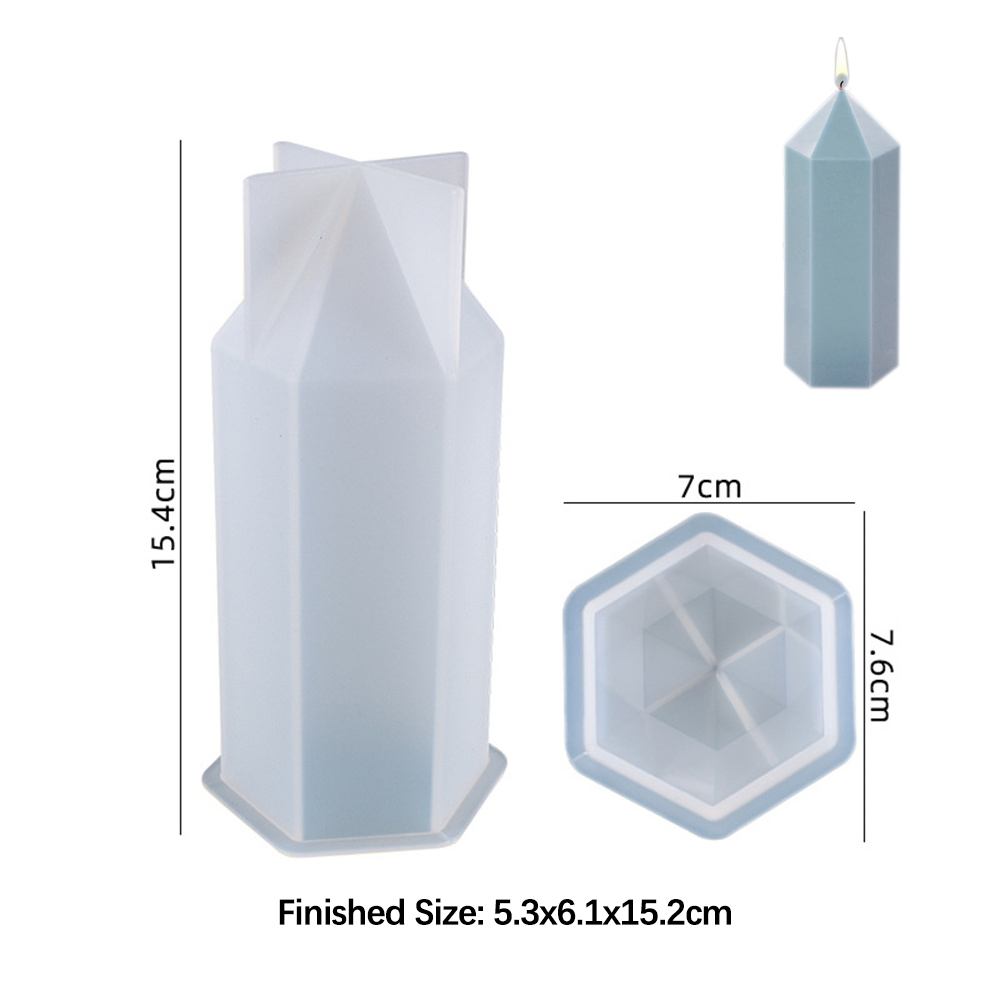 3D Hexagonal Column Candle Mol - Soap Making Book For Beginners ulasan dan harga