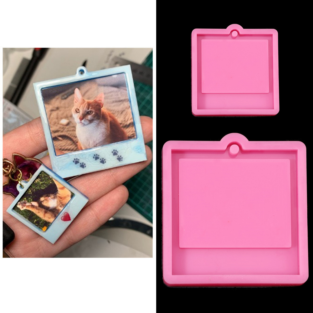 Photo Frame Epoxy Resin Keycha - Soap Making Lye ulasan dan harga