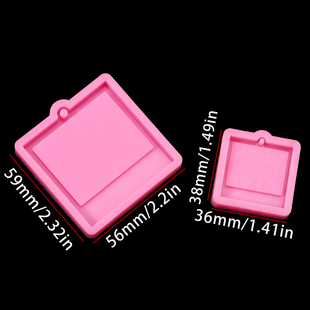 Photo Frame Epoxy Resin Keycha - Soap Making Lye ulasan dan harga