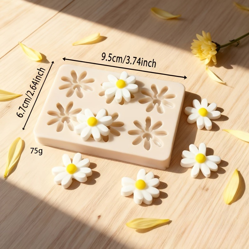 1pc 3D Daisy Sunflower Silicon - Soap Making Molds ulasan dan harga