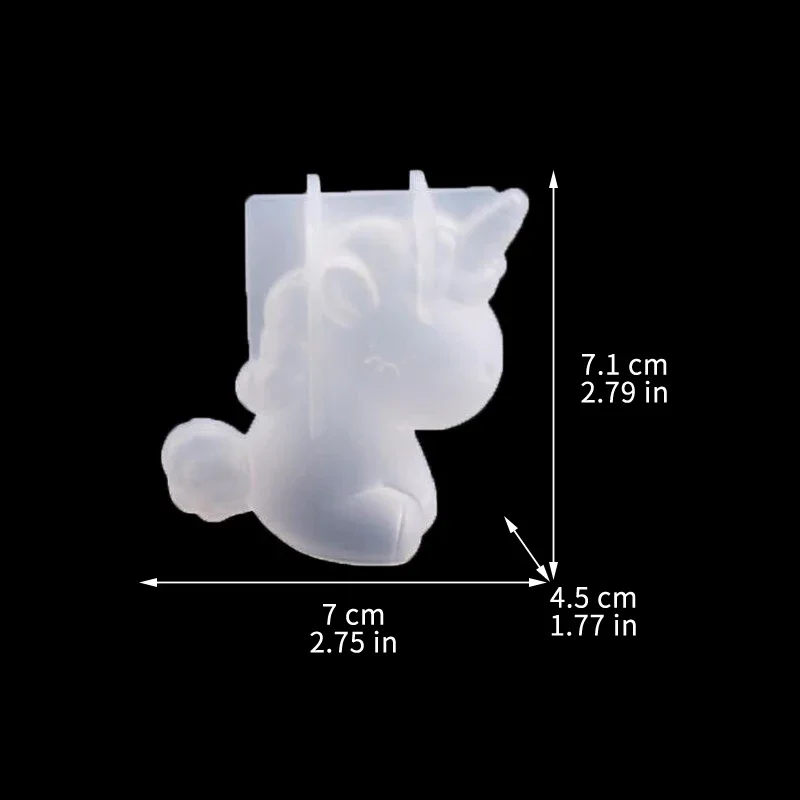 3D Geometric Silicone Unicorn  - Soap Making Chemical ulasan dan harga