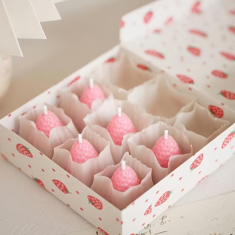 Strawberry Silicone Candle Mol - Soap Making Molds ulasan dan harga