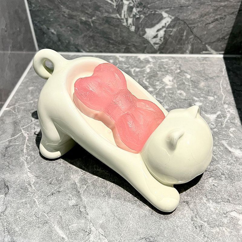 Cute Cat Drain Soap Holder Con - Soap Making Supplies Australia ulasan dan harga