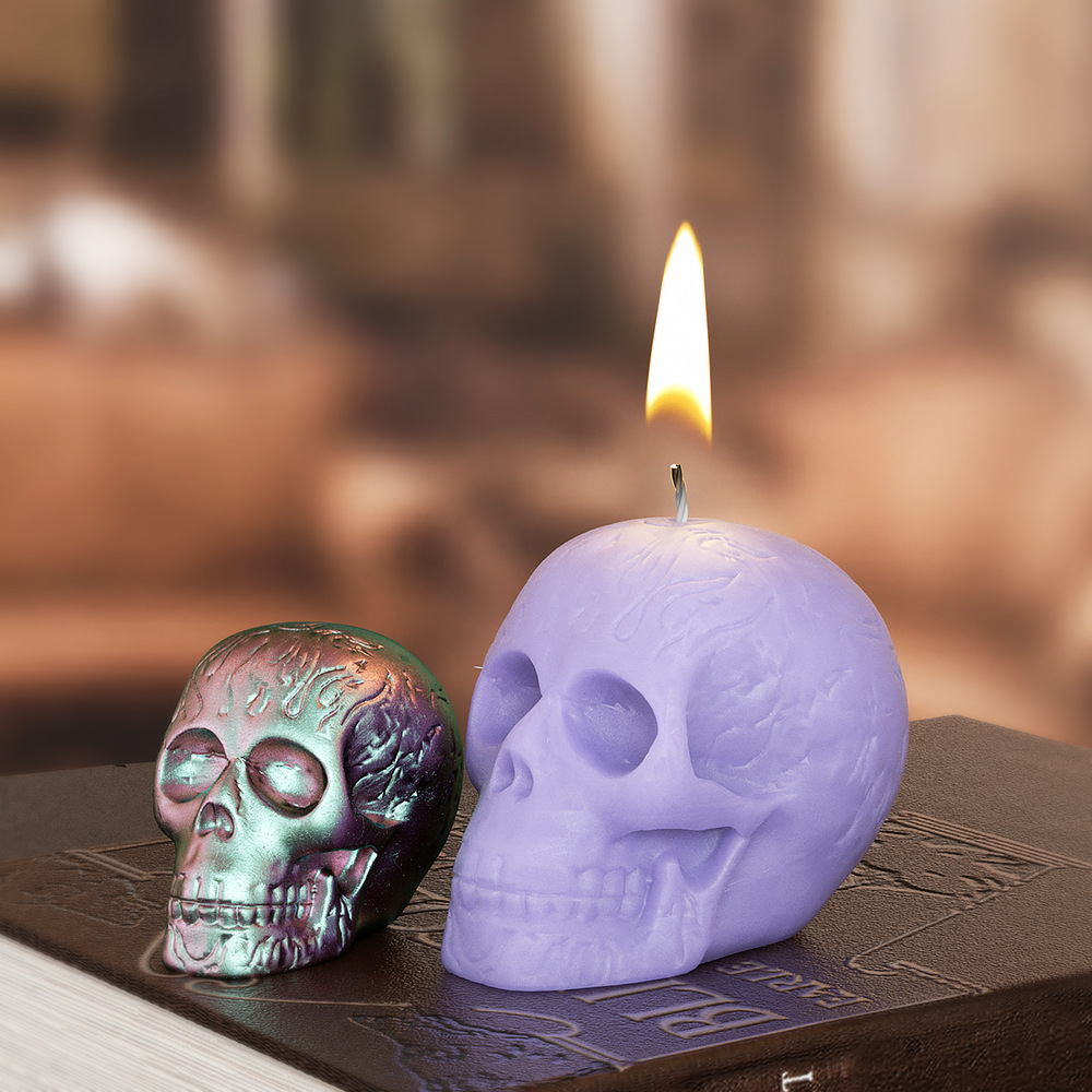 Multi Size Skull Head Silicone - Soap Making Molds ulasan dan harga