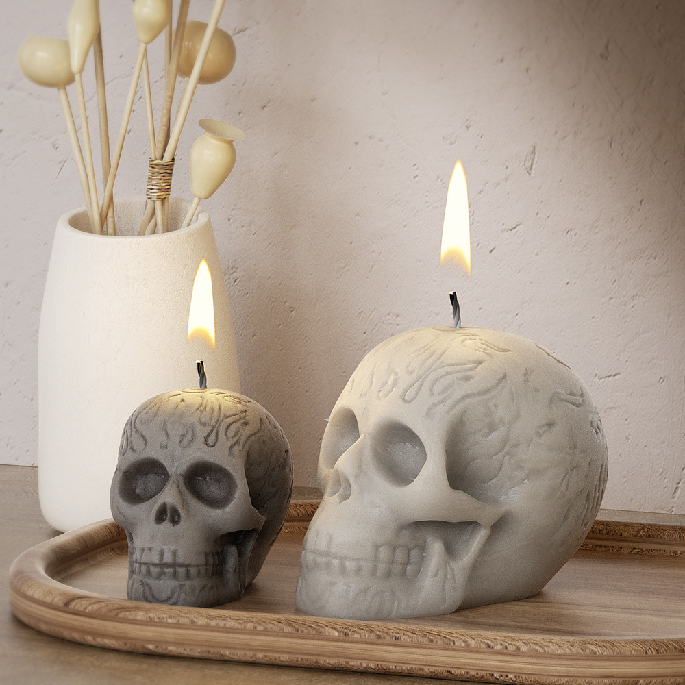 Multi Size Skull Head Silicone - Soap Making Molds ulasan dan harga