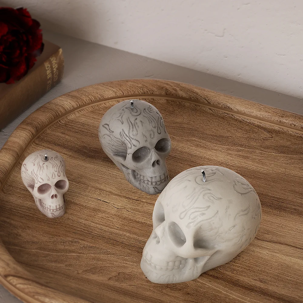 Multi Size Skull Head Silicone - Soap Making Molds ulasan dan harga