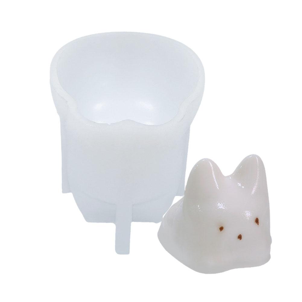 3D Cat Silicone Mold DIY Mouss - Soap Making Jelly ulasan dan harga