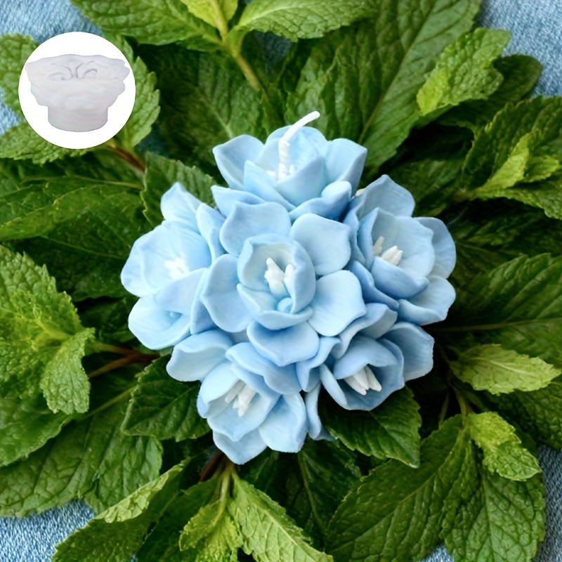 1 Hydrangea Candle Silicone Mo - Soap Making Molds ulasan dan harga