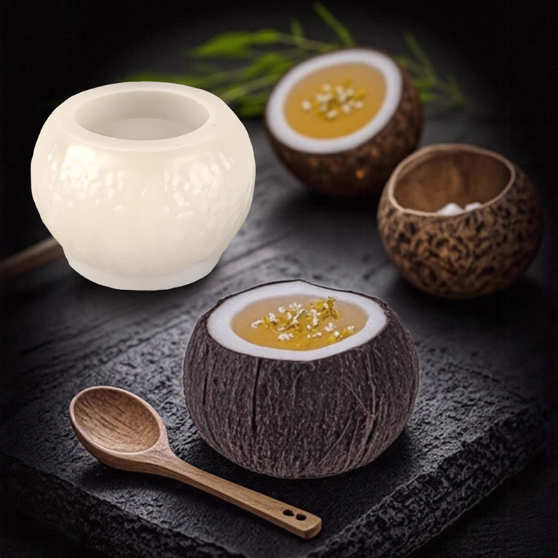 3D Simulation Coconut Silicone - Soap Making Utensils ulasan dan harga
