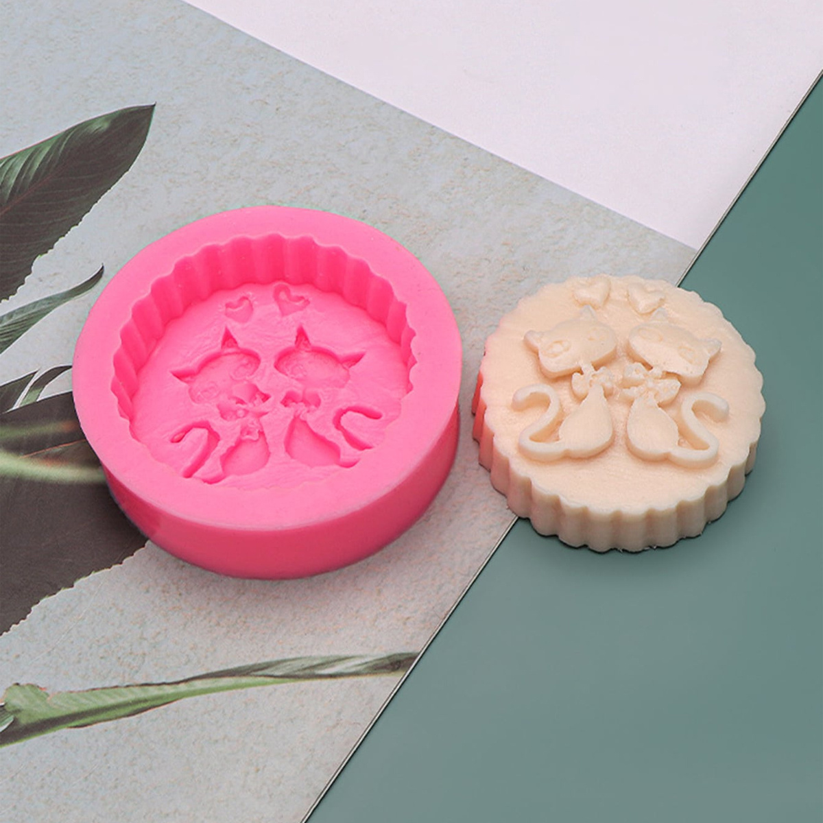 1-Piece Silicone Cat Soap Mold - Soap Making Lye ulasan dan harga