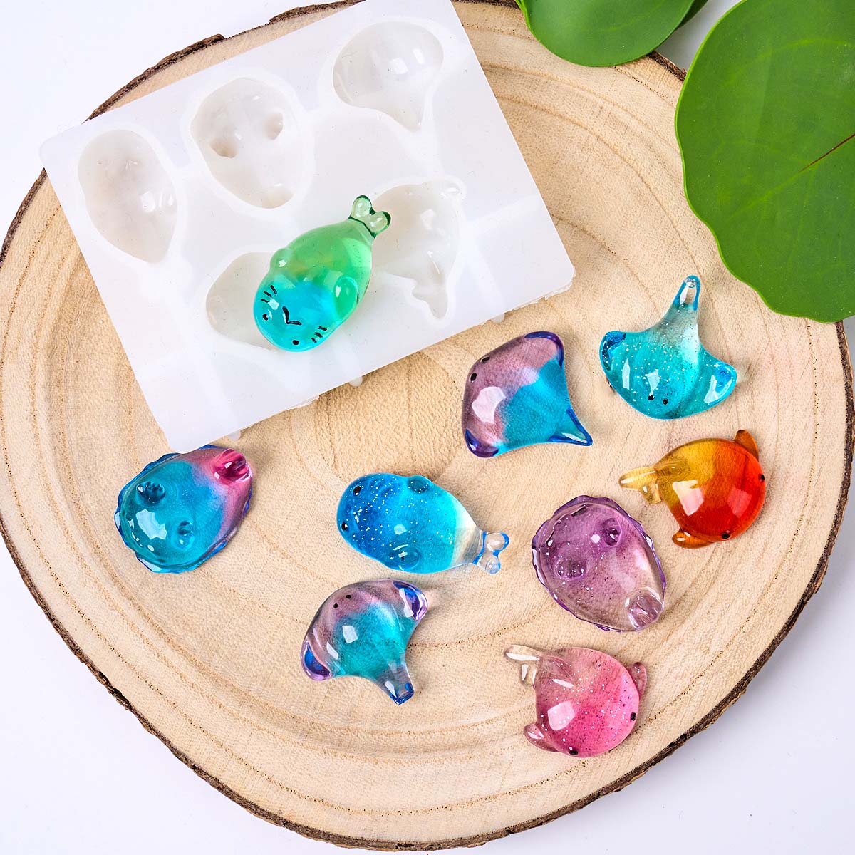 3D Healing Kawaii Manta Ray Wh - Soap Making Molds ulasan dan harga
