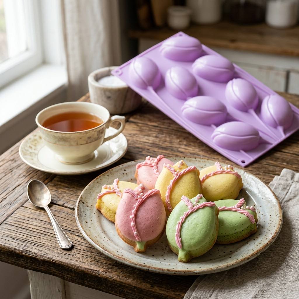 Food Grade 8-Cavity Tulip Sili - Soap Making Jelly ulasan dan harga