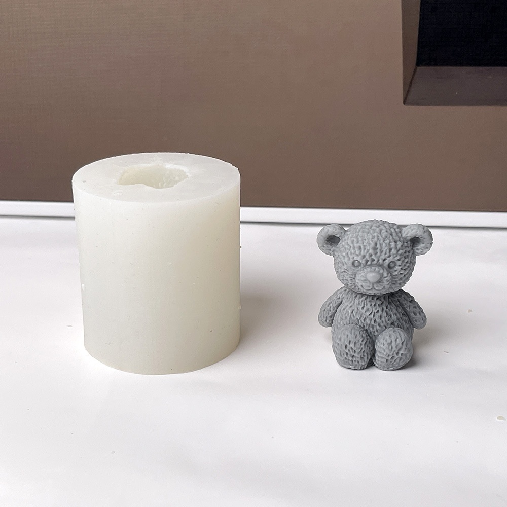 3D Cute Bear Candle Making Mou - Soap Making Additives ulasan dan harga