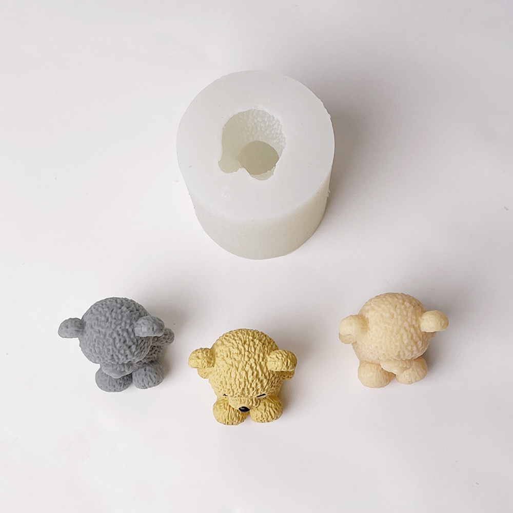 3D Cute Bear Candle Making Mou - Soap Making Additives ulasan dan harga