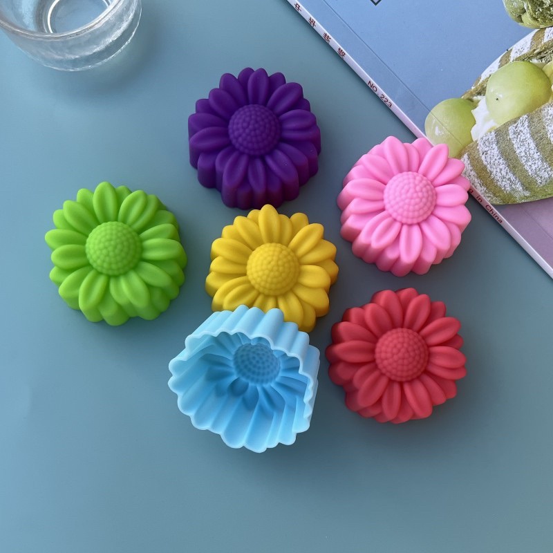 6 Pcs Set Non-Stick Flower Des - Soap Making Molds ulasan dan harga