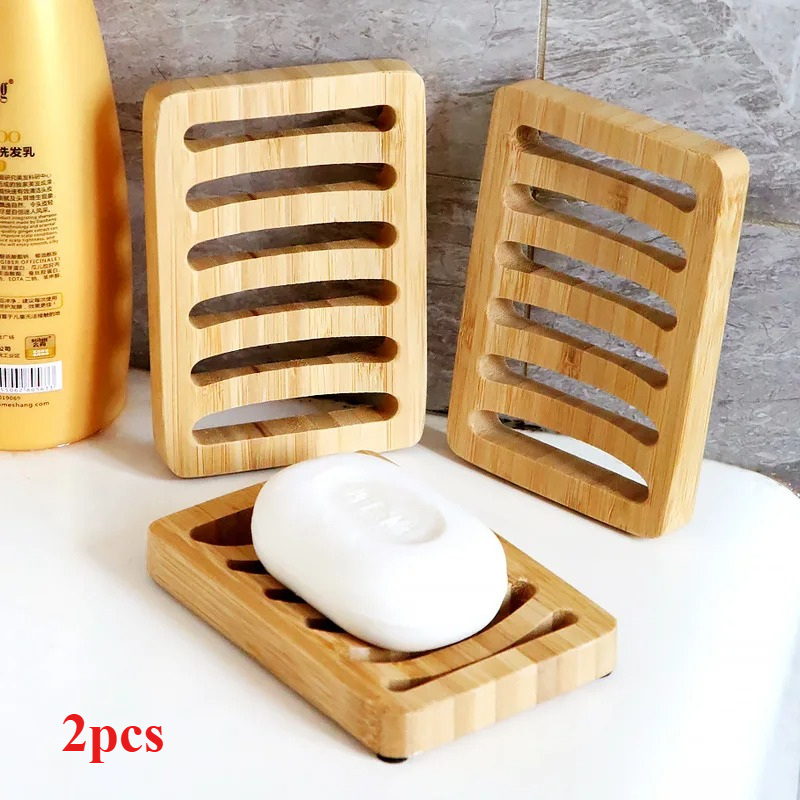 2 pcs Bamboo Case Tray Wooden  - Soap Making Utensils ulasan dan harga