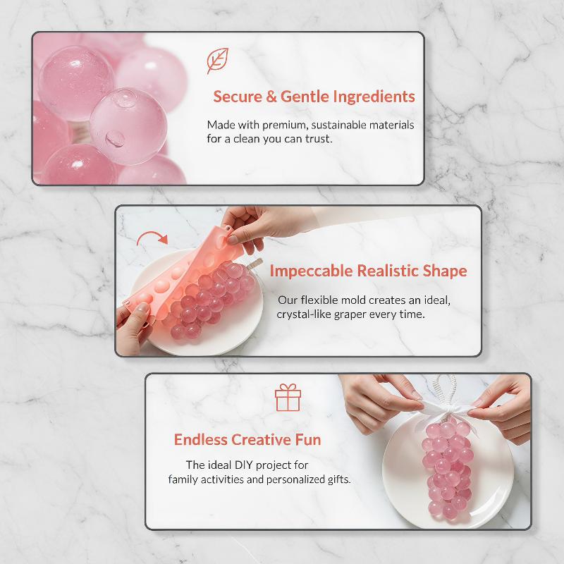 Silicone Grape Ball Molds Easy - Soap Making Lye ulasan dan harga