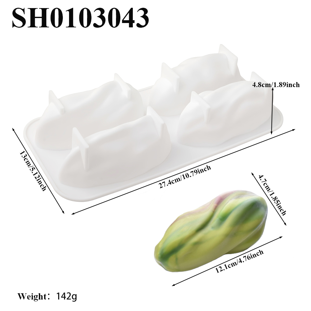 4 or 9-Cell Pistachio Design S - Soap Making Lye ulasan dan harga