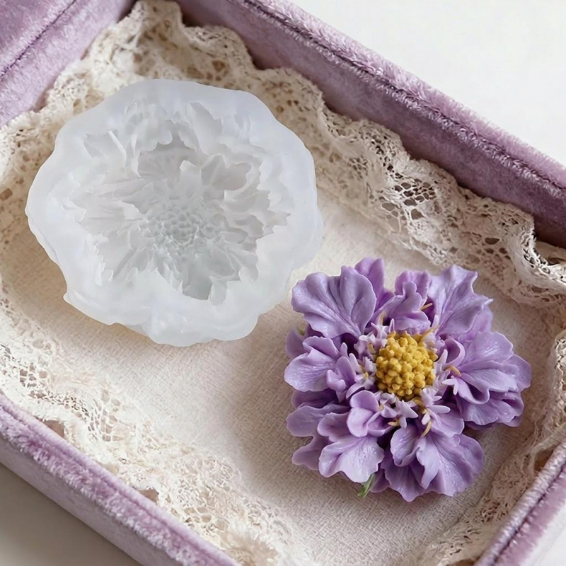 1 Dreamy Blue Potted Flower Si - Soap Making Molds ulasan dan harga