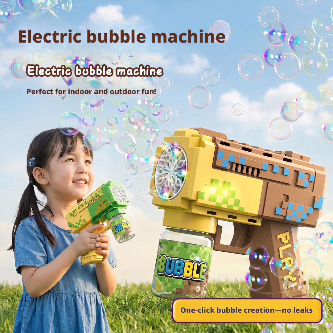 Children Bubble Machine Toy Fu - Soap Making Game ulasan dan harga