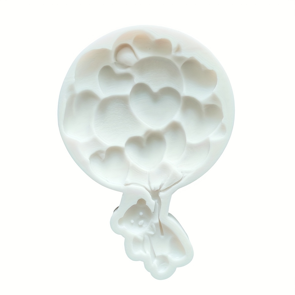 Balloon Bear Heart Silicone Mo - Soap Making Lye ulasan dan harga