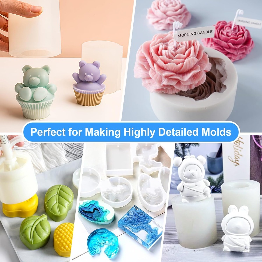 Silicone Mold Making Kit, 38.8 - Soap Making Book For Beginners ulasan dan harga
