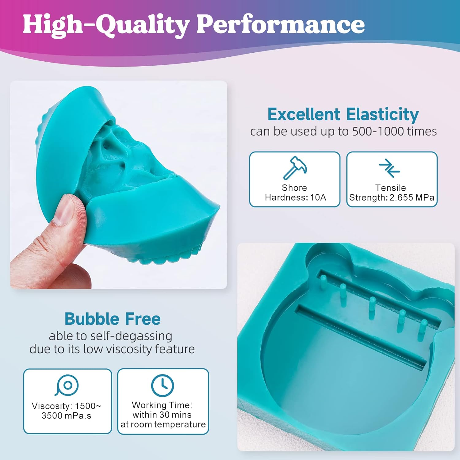 Green Liquid Silicone Rubber M - Soap Making Ratios ulasan dan harga