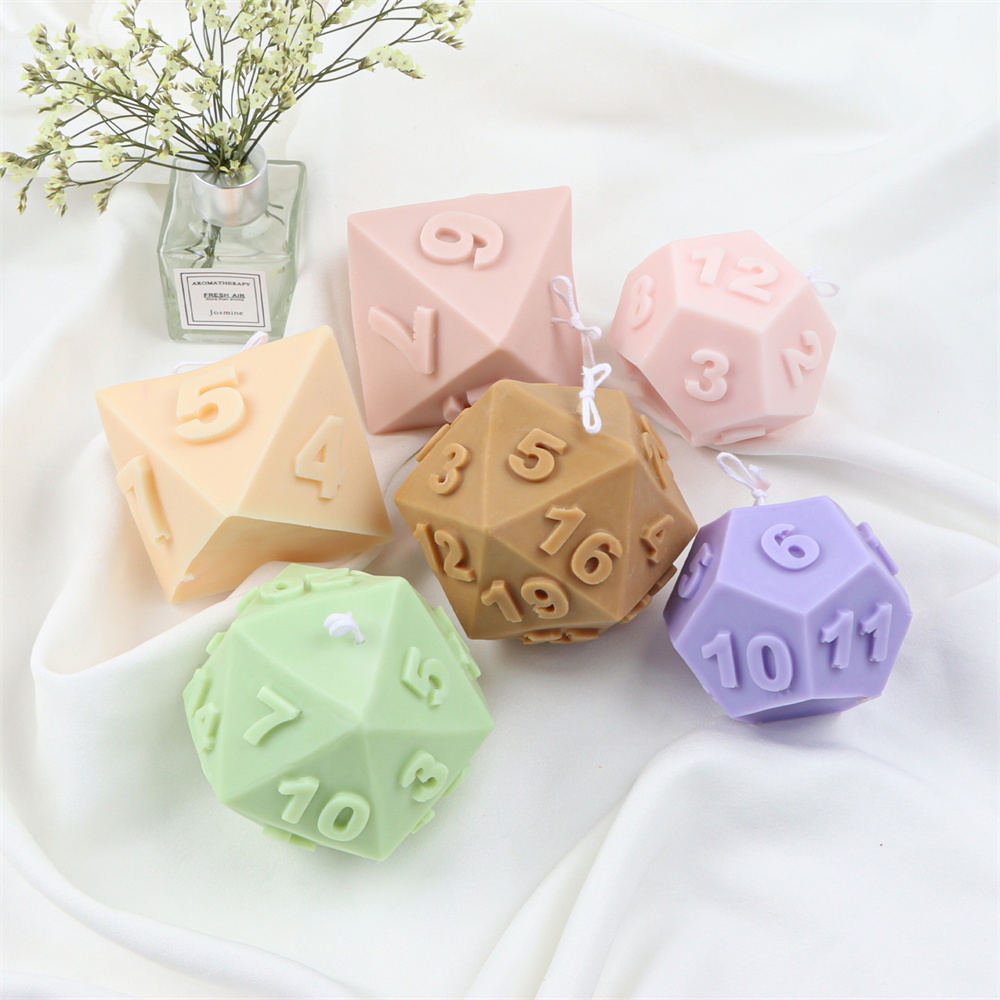 Large Silicone Polyhedral Dice - Soap Making Additives ulasan dan harga