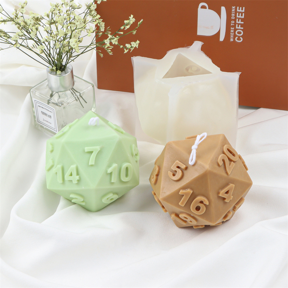 Large Silicone Polyhedral Dice - Soap Making Additives ulasan dan harga