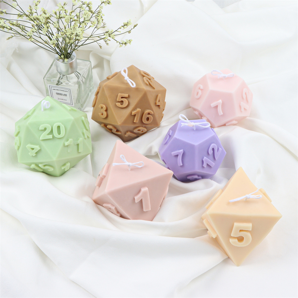 Large Silicone Polyhedral Dice - Soap Making Additives ulasan dan harga